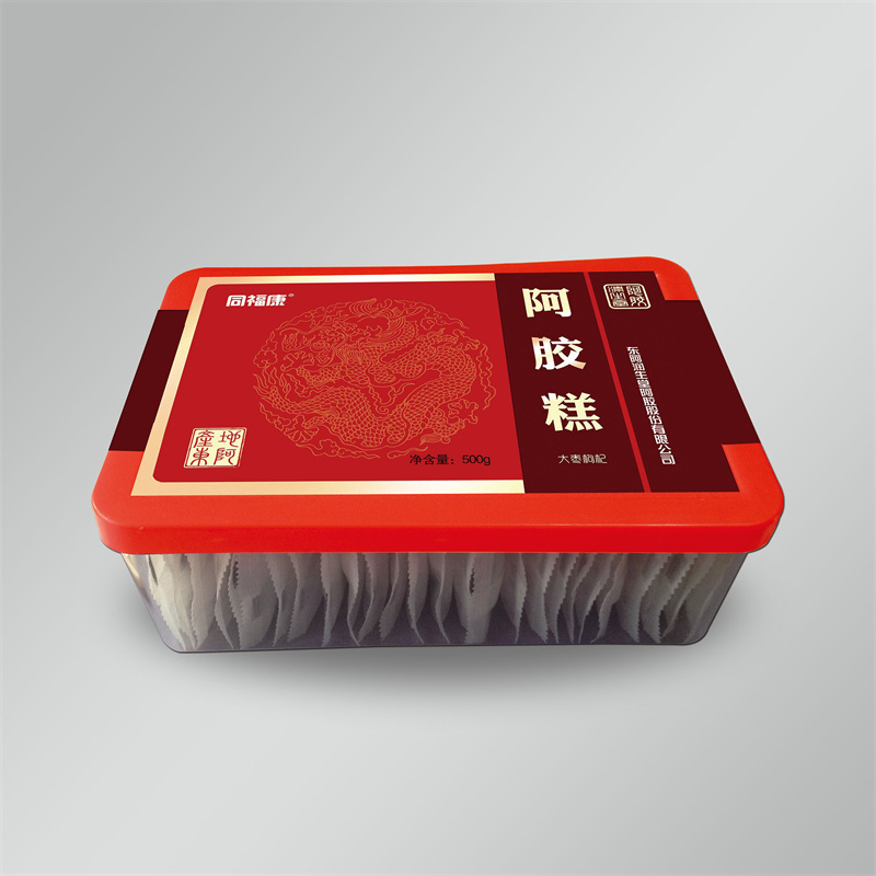 同福康塑料盒阿膠糕紅(hóng)棗枸杞500g